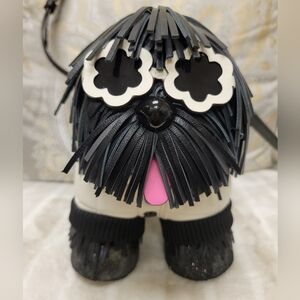 KATE SPADE SHAGGY FRINGED 3D CROSSBODY KH073